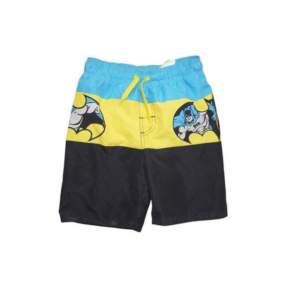 Vintage Batman & Robin Swim Trunks – Kids Size 5/6 – DC Comics Superhero Shorts - Picture 2 of 7